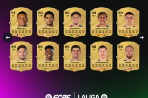 必一运动官网-FC26官方西甲球员评分榜：姆巴佩91最高，贝林厄姆90，亚马尔89